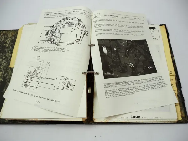 Fahr Mähdrescher Technische Mitteilungen 1974-85 M 600 750 900 1000 1102 1202 1300 1320 1302H 1322 1322H 1620H