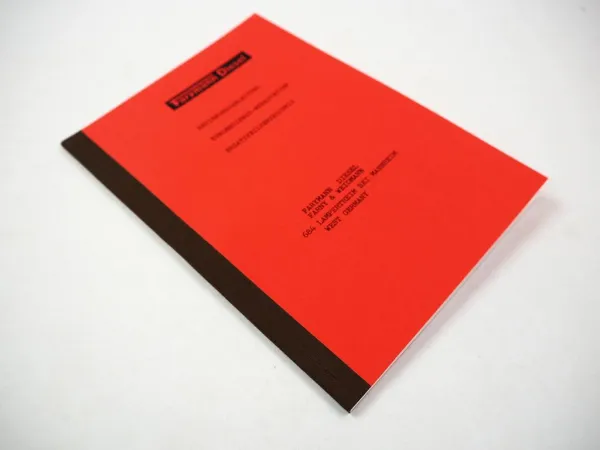 Farymann K10 L10 L14 L20 Dieselmotor Bedienungsanleitung & Ersatzteilliste 1975