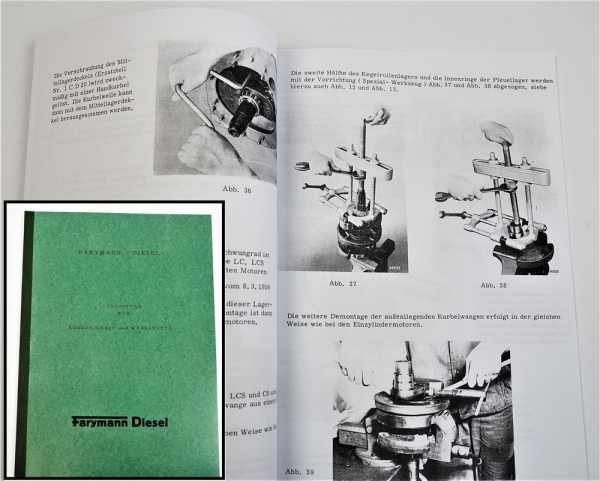 Farymann Motor Werkstatthandbuch Reparaturanleitung