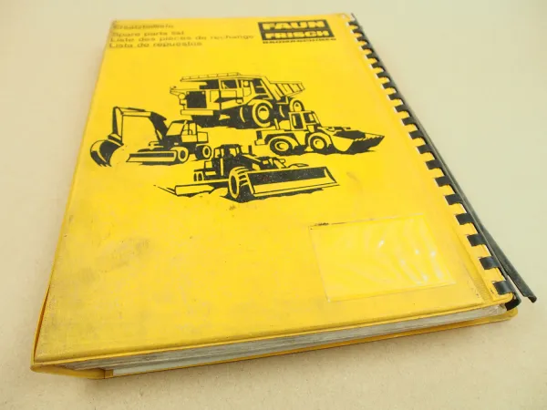 Faun F 155 Grader Ersatzteilkatalog Ersatzteilliste Spare Parts List