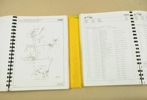 Faun F105 Grader Ersatzteilkatalog Ersatzteilliste Parts List Pieces de rechange