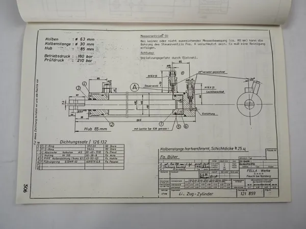 Fella Service Info Mähwerke Turboheuer Turboschwader 1988 Schulungshandbuch