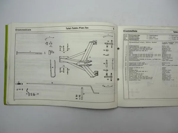 Fella TS 295DS 335DN 380DN Turboschwader Betriebsanleitung Ersatzteilliste 1988