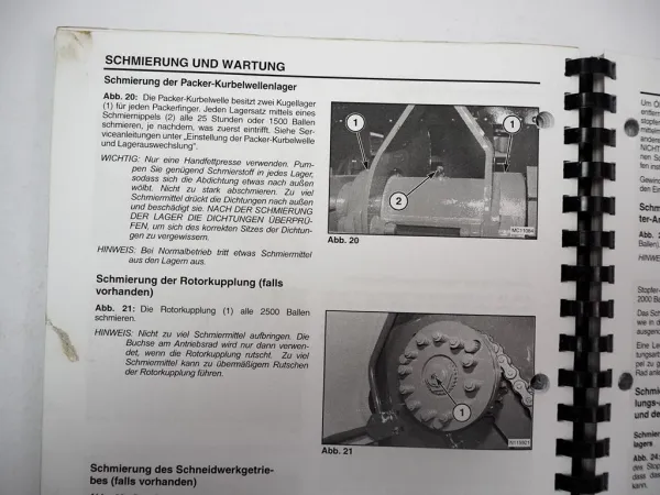 Fendt 1270N 1270S CE Ballenpresse 70x120 Betriebsanleitung Elektronik 2008