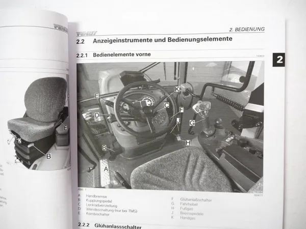 Fendt 207 208 209 210 211 V F P Vario Betriebsanleitung Bedienung Wartung 2013