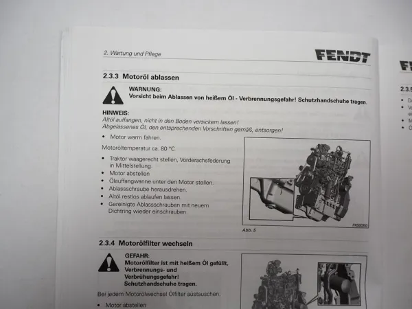 Fendt 207 208 209 210 211 Vario Gen3 Betriebsanleitung Wartung 2021