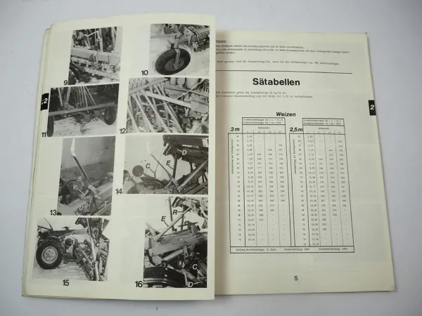 Fendt 231 250 255 275 GT Geräteträger Arbeitsgeräte Betriebsanleitung 1982