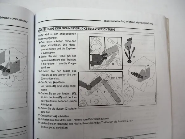 Fendt 2600 2900 Series II Pickup Presse Rundballen Betriebsanleitung 2009