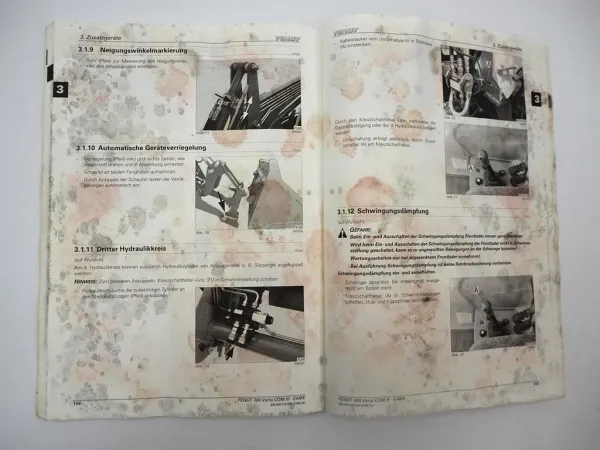 Fendt 309 310 311 312 Vario Traktor Betriebsanleitung Bedienung Wartung 2010