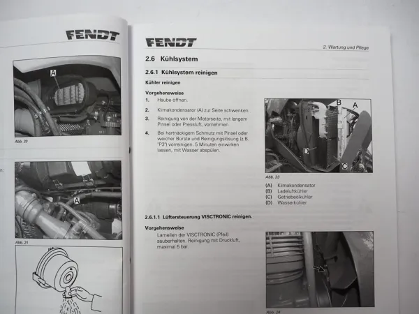 Fendt 310 311 312 313 Vario S4 Profi Betriebsanleitung Wartung Varioterminal