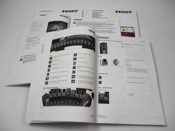 Fendt 512 513 514 516 Vario Gen3 Precision Farming Betriebsanleitung 2021/22