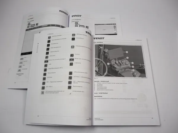 Fendt 512 513 514 516 Vario Gen3 Precision Farming Betriebsanleitung 2021/23