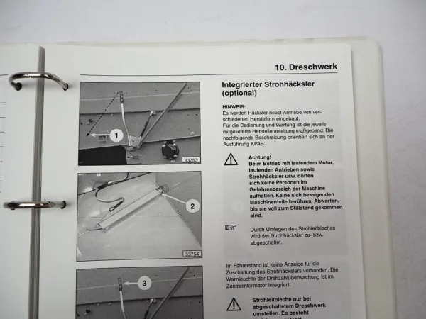 Fendt 5180C Mähdrescher Betriebsanleitung Bedienung Wartung 2004