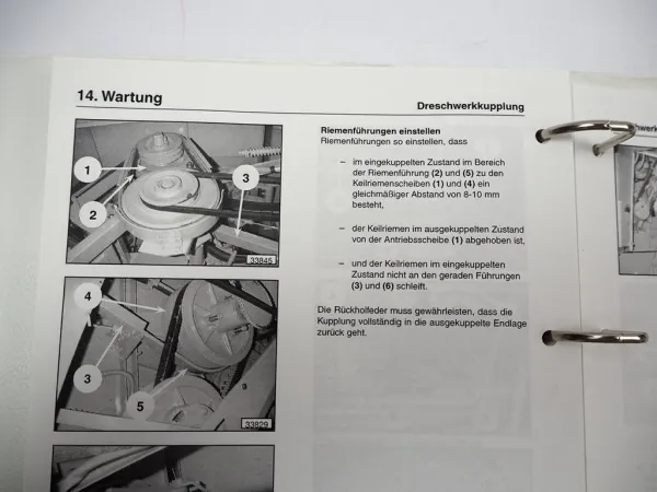 Fendt 5180C Mähdrescher Betriebsanleitung Bedienung Wartung 2004