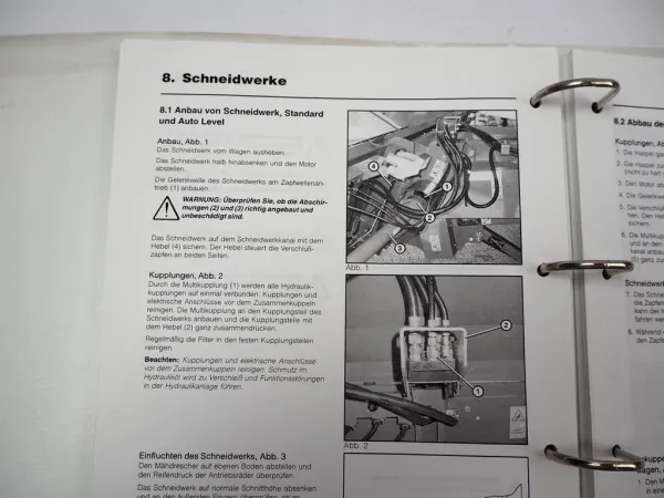 Fendt 5250 8300 8350 Mähdrescher Betriebsanleitung Bedienung Wartung 2004
