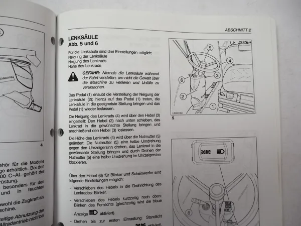 Fendt 5270 6300 C C-AL Mähdrescher Betriebsanleitung Bedienung Wartung 2006