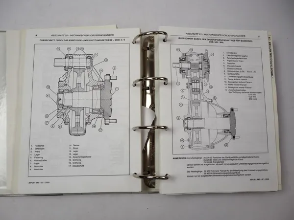 Fendt 5270 6300 C C-AL Mähdrescher Betriebsanleitung Werkstatthandbuch 2005/06