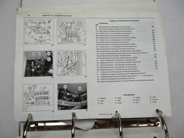 Fendt 5270 6300 C C-AL Mähdrescher Betriebsanleitung Werkstatthandbuch 2005/06