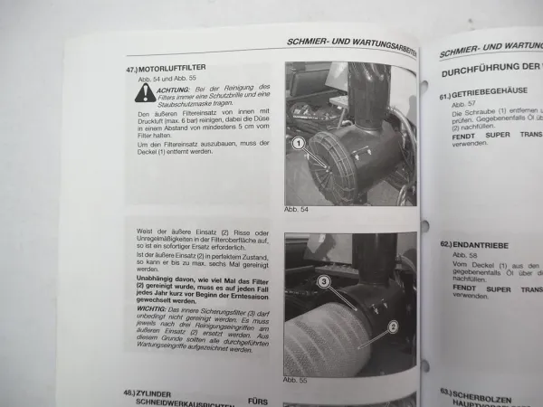 Fendt 5275 6335 C PL Mähdrescher Betriebsanleitung Bedienung Wartung 2013