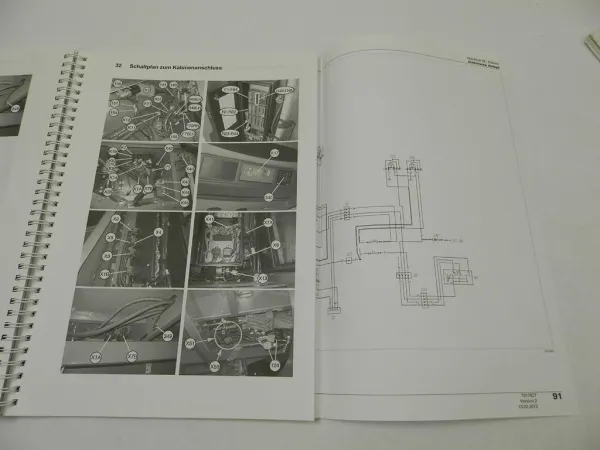 Fendt 5275 6335 C PL Mähdrescher Schaltplan Elektrik Hydraulik Schulung 2013
