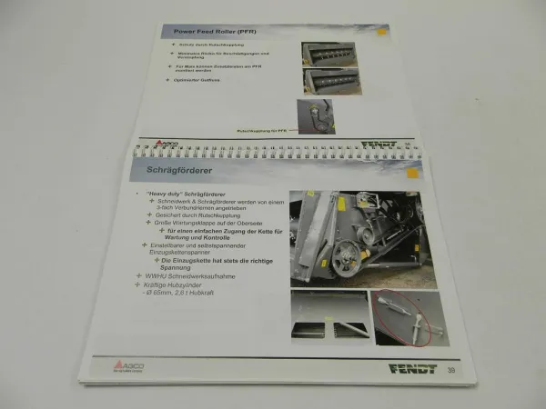 Fendt 5275 6335 C PL Mähdrescher Schaltplan Elektrik Hydraulik Schulung 2013