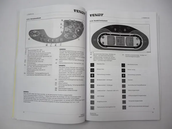 Fendt 714 716 718 720 722 724 Vario S4 Profi ProfiPlus Betriebsanleitung 2020