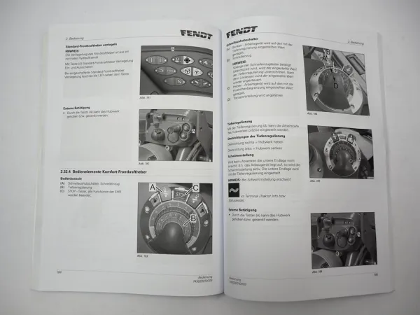 Fendt 714 716 718 720 722 724 Vario S4 Profi ProfiPlus Betriebsanleitung 2020