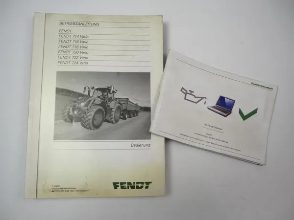 Fendt 714 716 718 720 722 724 Vario Traktor Betriebsanleitung Bedienung 2012