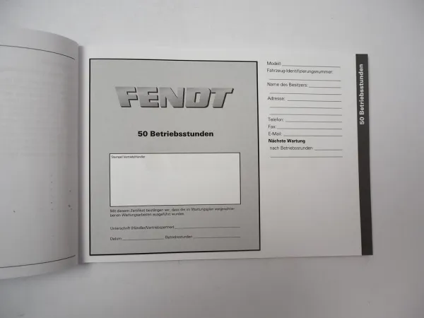 Fendt 714 716 718 720 722 724 Vario Traktor Betriebsanleitung Bedienung 2012