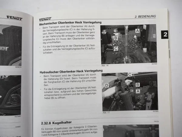 Fendt 714 716 718 720 722 724 Vario Traktor Betriebsanleitung Bedienung 2014