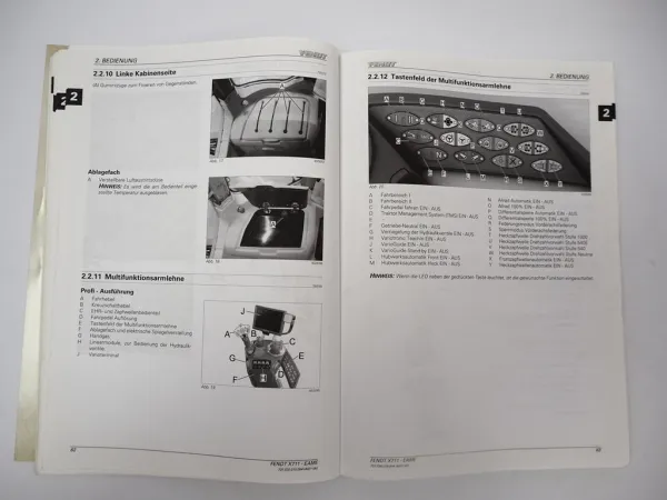 Fendt 714 716 718 720 722 724 Vario Traktor Betriebsanleitung Wartung 2012