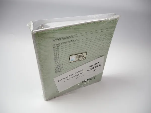 Fendt 870 990 1270 1290 12130 N R S XD Großballenpresse Betriebsanleitung 2021