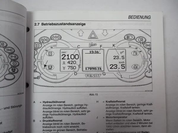 Fendt 922 924 927 930 933 936 Vario Betriebsanleitung Bedienung Wartung 2009