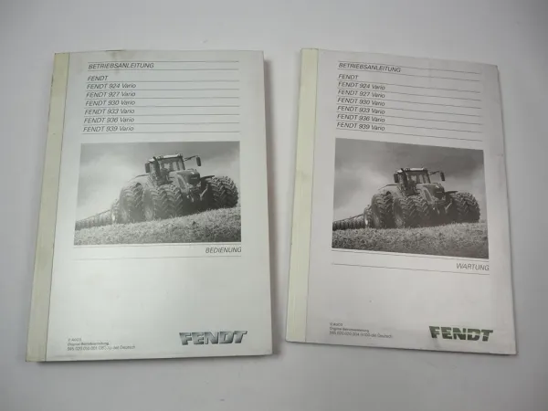 Fendt 924 927 930 933 936 939 Vario Betriebsanleitung Bedienung Wartung 2010/13