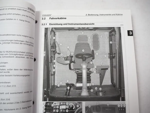 Fendt 9470X AL Mähdrescher Betriebsanleitung Bedienung Wartung 2011