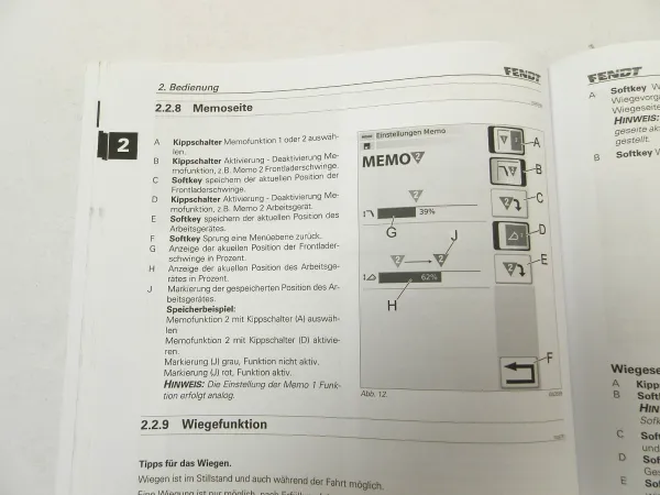 Fendt Cargo 3X 4X 5X Frontlader Betriebsanleitung Bedienung Wartung 2015