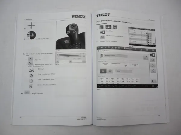 Fendt Cargo 3X 4X 5X Frontlader Betriebsanleitung Bedienung Wartung 2023