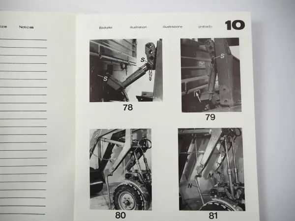 Fendt F 275 255 GT GTF Geräteträger Betriebsanleitung Wartung 1980