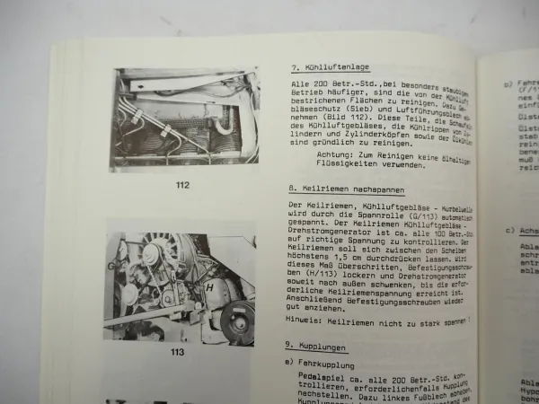 Fendt F 275 255 GT GTF Geräteträger Betriebsanleitung Wartung 1983