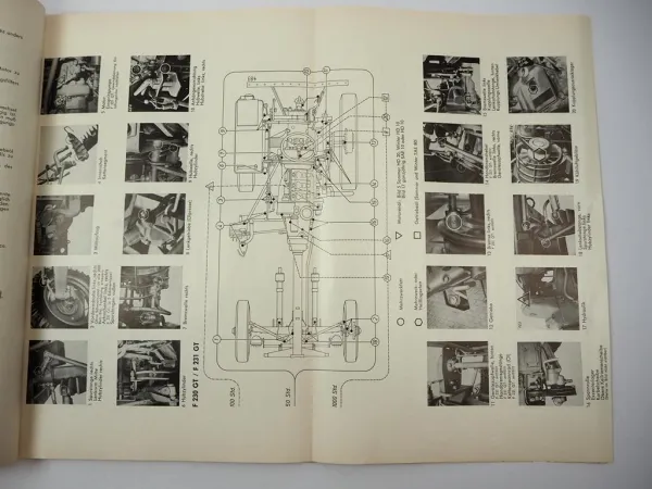 Fendt F231 230 225 220/1 GT Geräteträger Betriebsanleitung 1969 Original