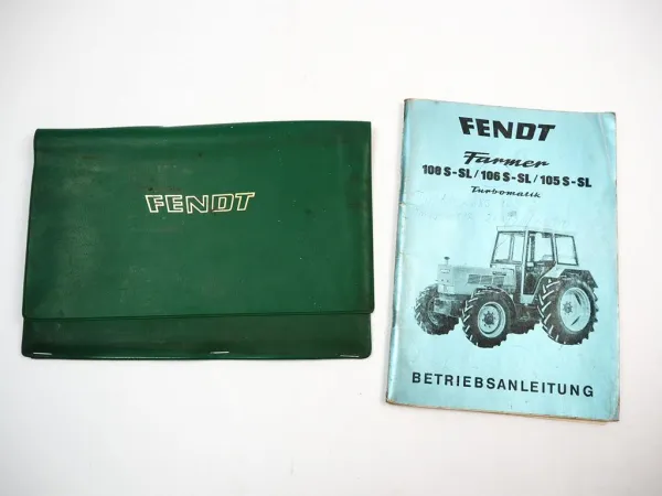 Fendt Farmer 105 106 108 S-SL Turbomatik Betriebsanleitung Bedienung 1977