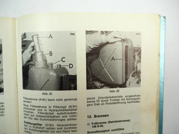 Fendt Farmer 105 106 108 S-SL Turbomatik Betriebsanleitung Bedienung 1977
