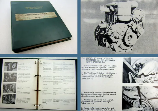 Fendt Farmer 200S 200V 203V 203F 203P Werkstatthandbuch Motor Deutz FL 912 913