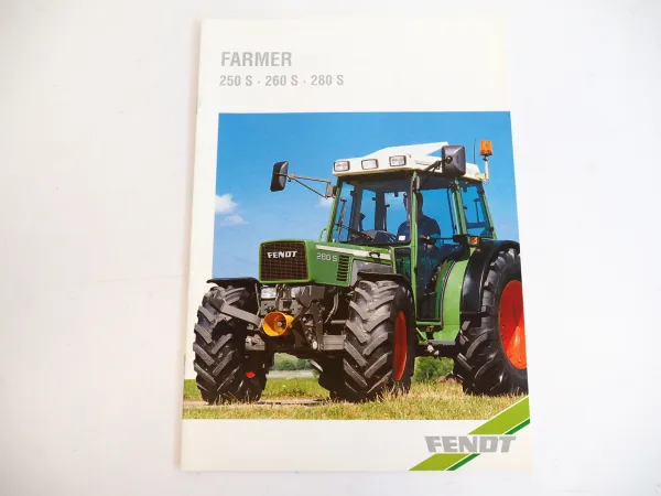Fendt Farmer 250S 260S 280S Traktor 50 bis 80 PS Prospekt 1999