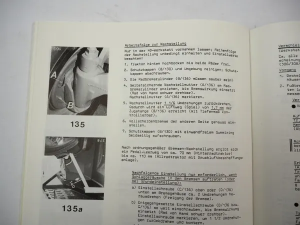 Fendt Farmer 303 304 305 306 308 309 LS LSA Turbomatik Betriebsanleitung 1983