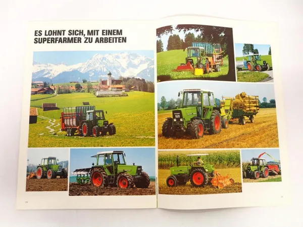 Fendt Farmer 303 304 305 306 308 309 LS Prospekt mit technischen Daten ca. 1983