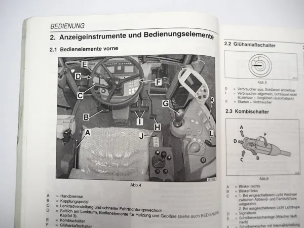 Fendt Farmer 409 410 411 412 Vario Betriebsanleitung Bedienung Wartung 2001