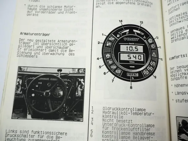 Fendt Farmer Reihe 200S 240S 250 260 S SA Information Schulung Technik 1987