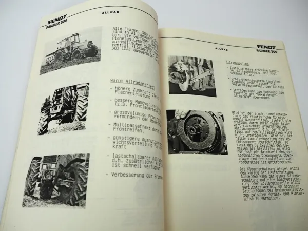 Fendt Farmer Reihe 300LS 303 304 305 306 308 309 LS 310 311 LSA Schulung Technik