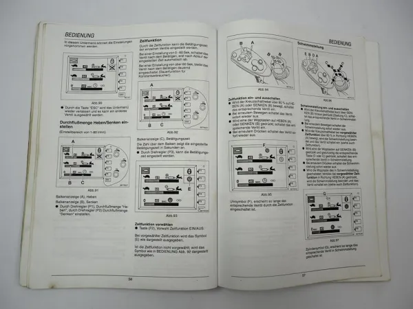 Fendt Favorit 714 716 Vario Traktor Betriebsanleitung Bedienung Wartung 1998
